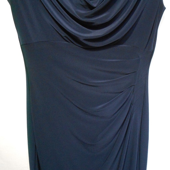 Ralph Lauren Sleeveless Navy Sheath Dress - Picture 4 of 4